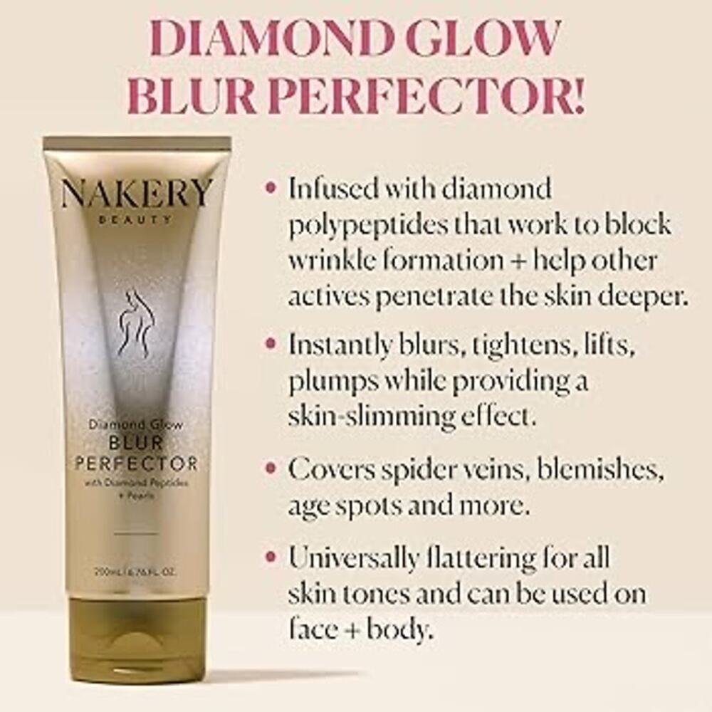 Nakery Beauty Diamond Glow Blur Perfector w/ Diamond Peptides & Pearls - Picture 3 of 3